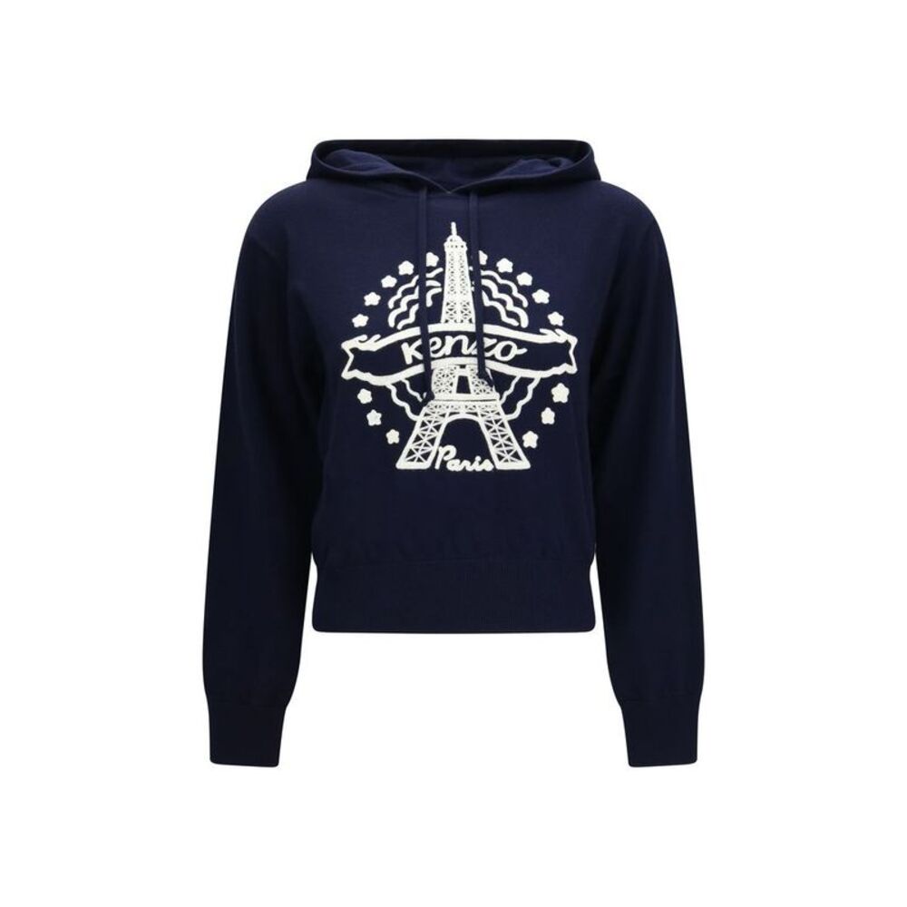Kenzo Blue Wool Oves Aries Women's Sweatshirt